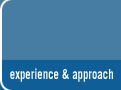 Experience and approach